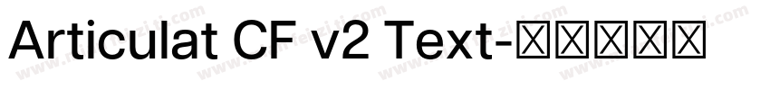 Articulat CF v2 Text字体转换